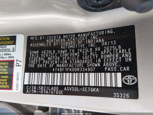Toyota Camry Xle