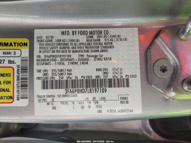 Ford Fusion Se