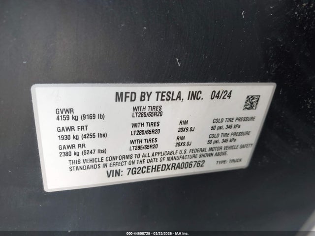 Tesla Cybertruck All-wheel Drive
