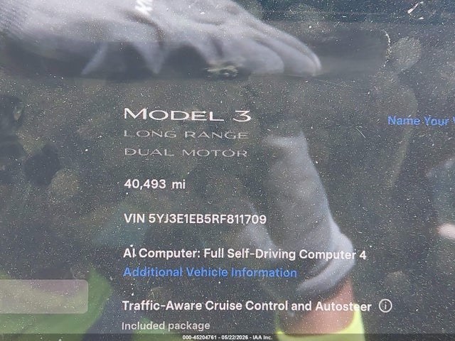 Tesla Model 3 Long Range Dual Motor All-wheel Drive