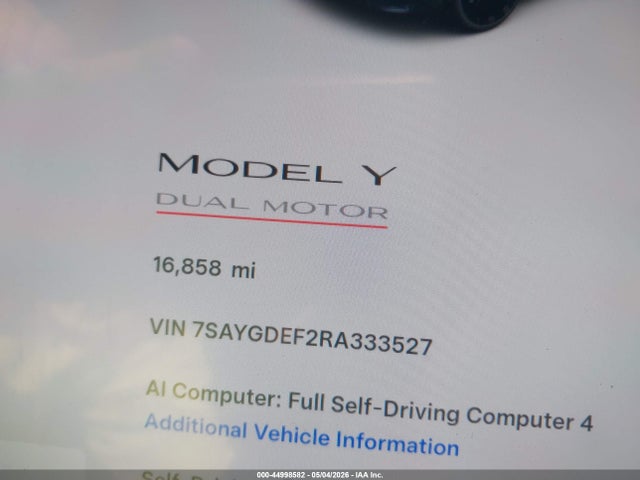 Tesla Model Y Performance Dual Motor All-wheel Drive