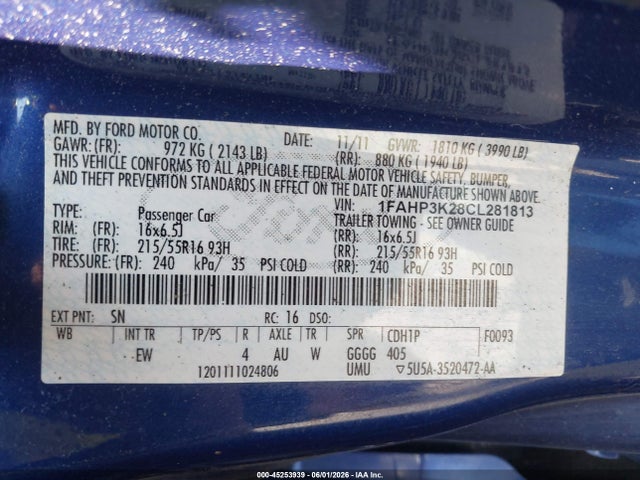 Ford Focus Se