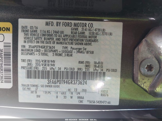 Ford Fusion Se