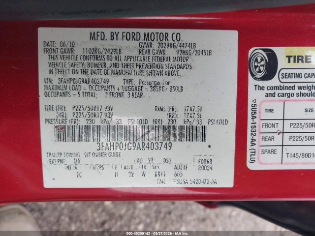 Ford Fusion Sel