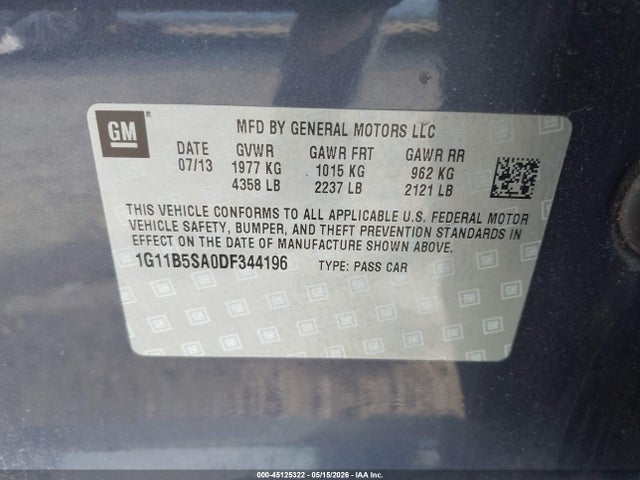 Chevrolet Malibu 1ls