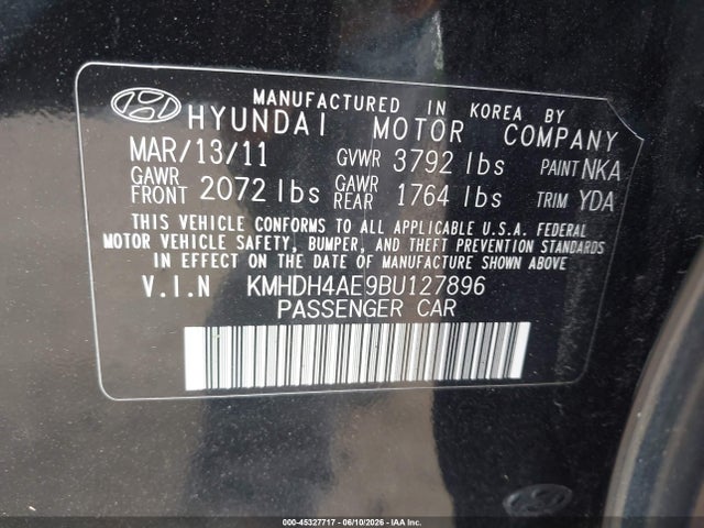 Hyundai ELANTRA Gls (ulsan Plant)