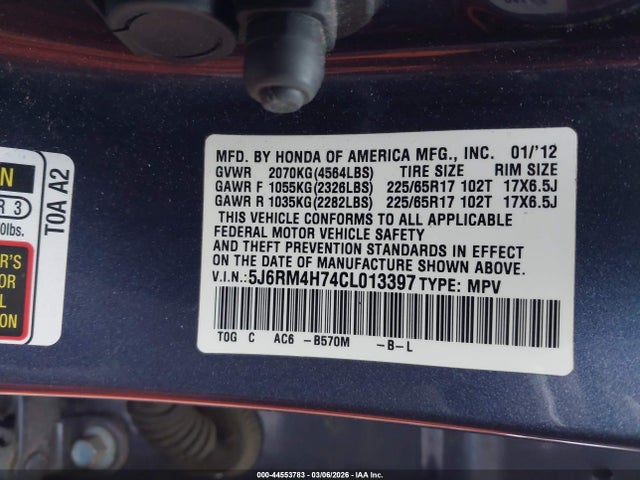 Honda CR-V Ex-l