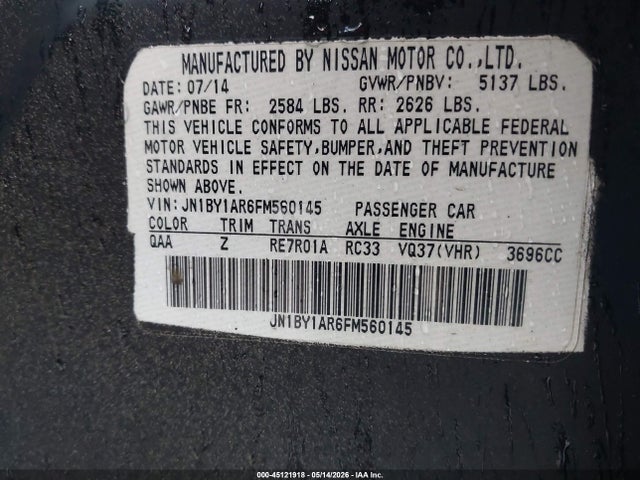 INFINITI Q70 3.7x
