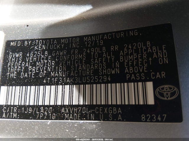 Toyota Camry Xle Hybrid