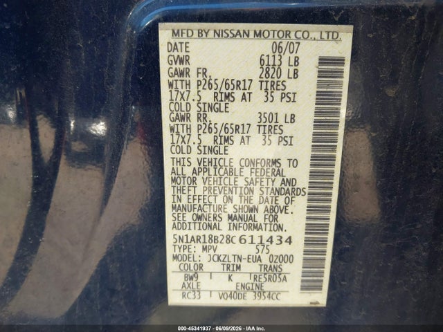 Nissan Pathfinder Se