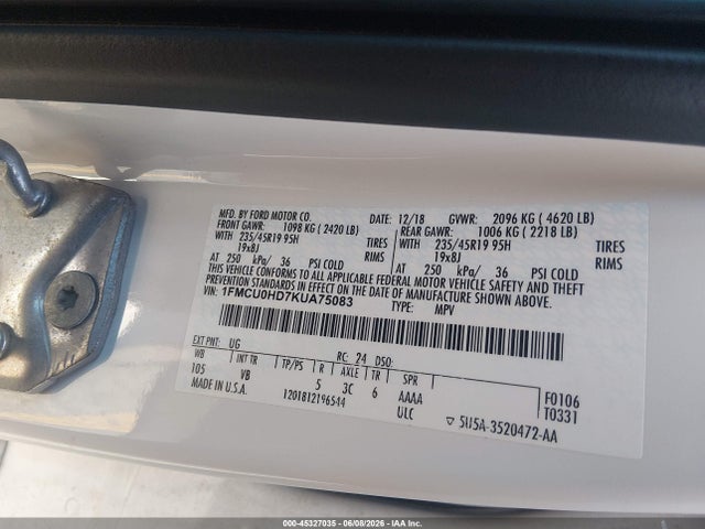 Ford Escape Sel