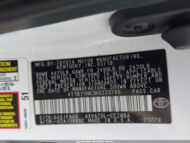 Toyota Camry Le