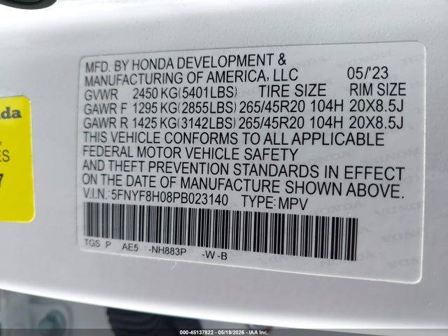 Honda Passport Awd Elite