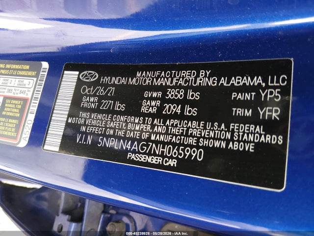Hyundai ELANTRA Sel