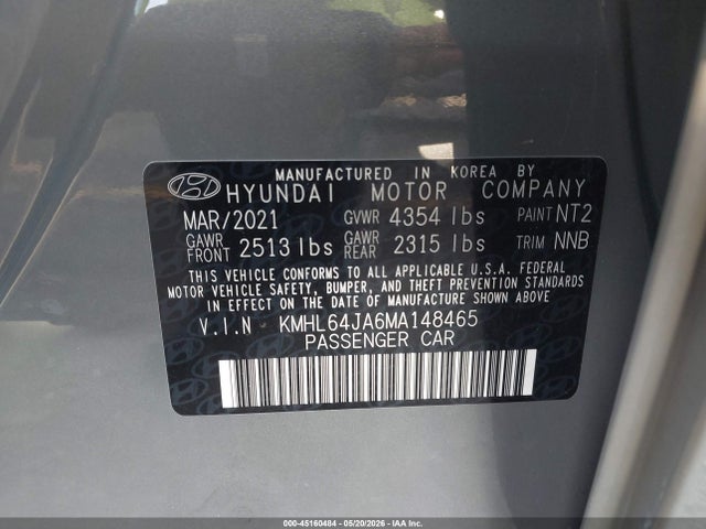 Hyundai SONATA Sel