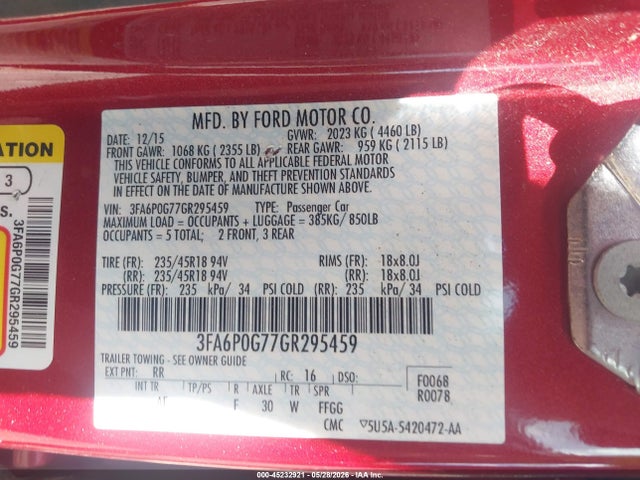 Ford Fusion S
