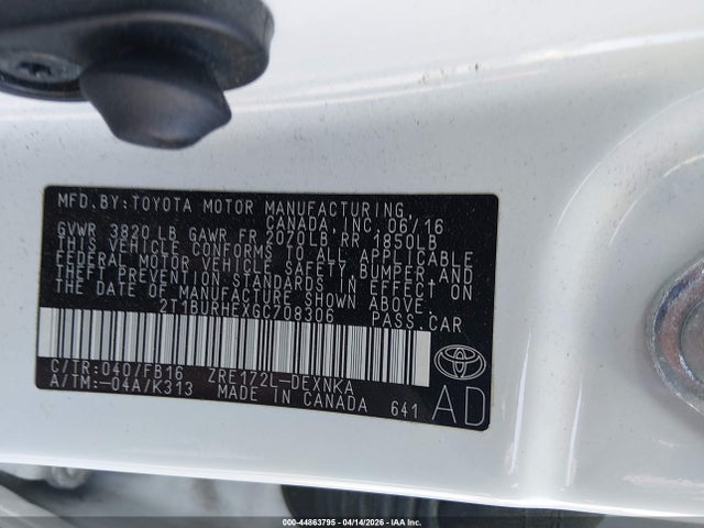 Toyota Corolla Le