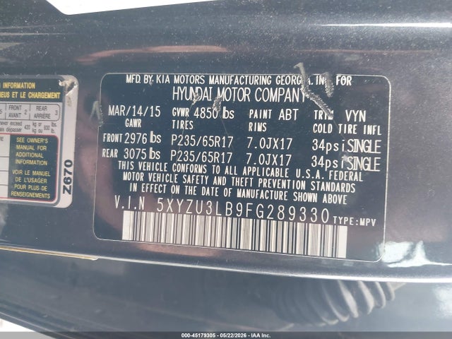 Hyundai SANTA FE 2.4l