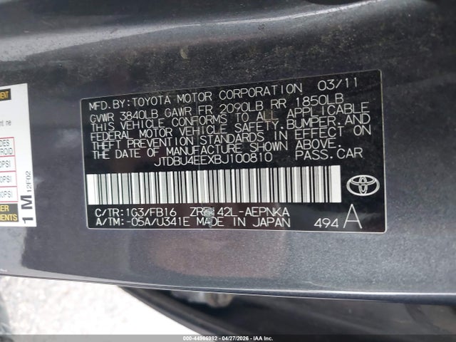 Toyota Corolla Le