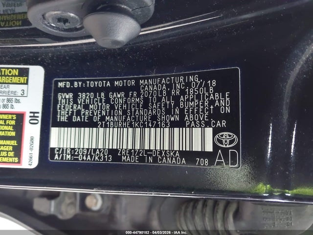 Toyota Corolla Xse