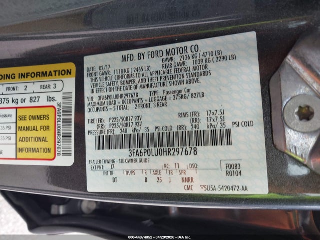 Ford Fusion Se