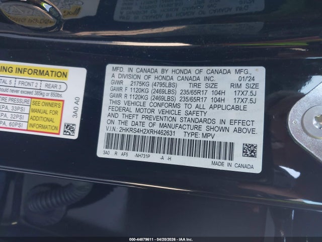Honda CR-V Lx Awd