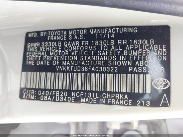 Toyota Yaris Le