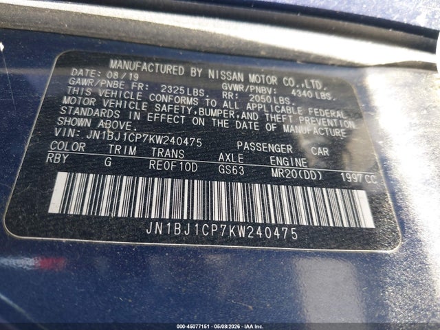 Nissan Rogue S