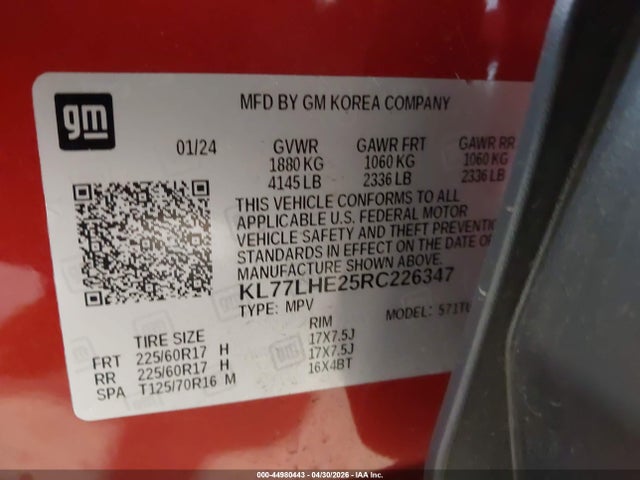 Chevrolet Trax Fwd Lt