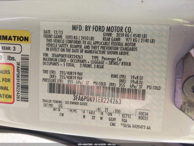 Ford Fusion Titanium