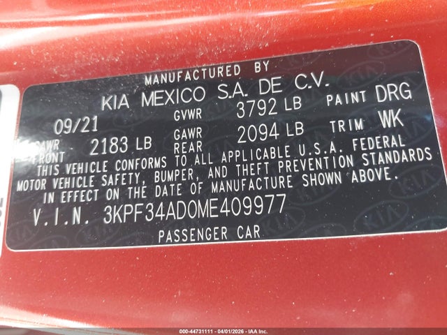Kia Forte Gt-line