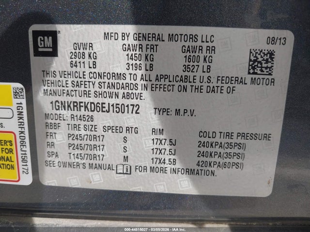 Chevrolet Traverse Ls