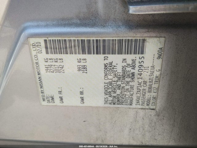 Nissan Altima 2.5 S