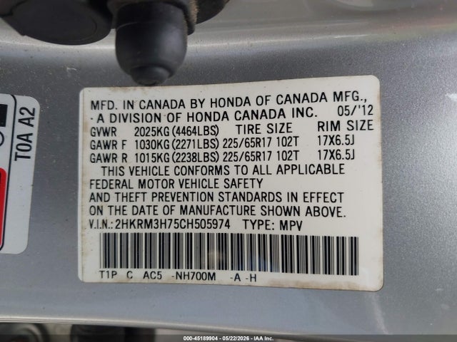 Honda CR-V Ex-l