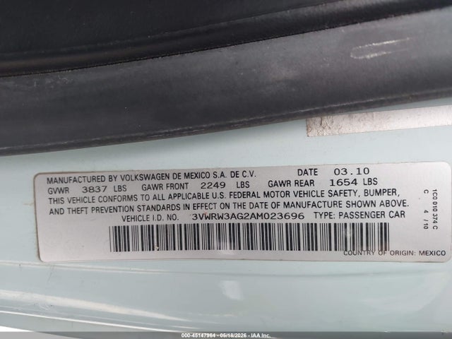 Volkswagen Beetle 2.5l Final Edition