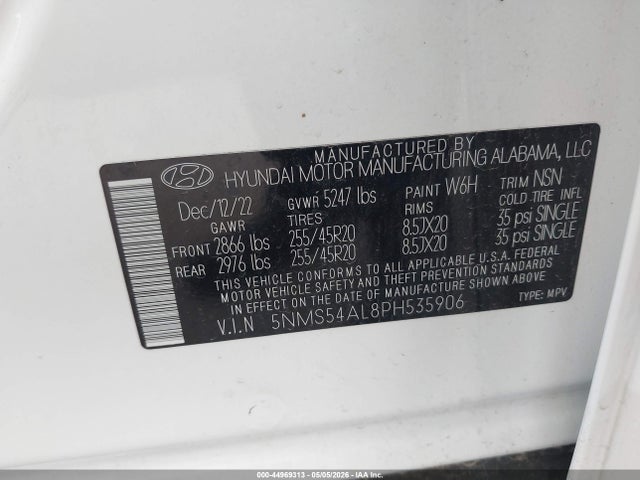 Hyundai SANTA FE Calligraphy