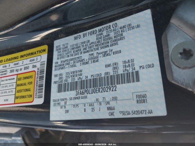 Ford Fusion Se