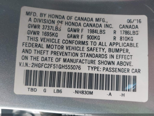 Honda Civic Lx