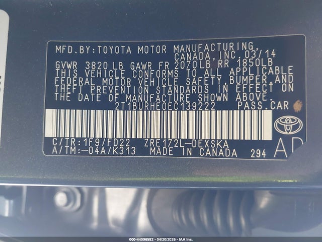 Toyota Corolla S Plus
