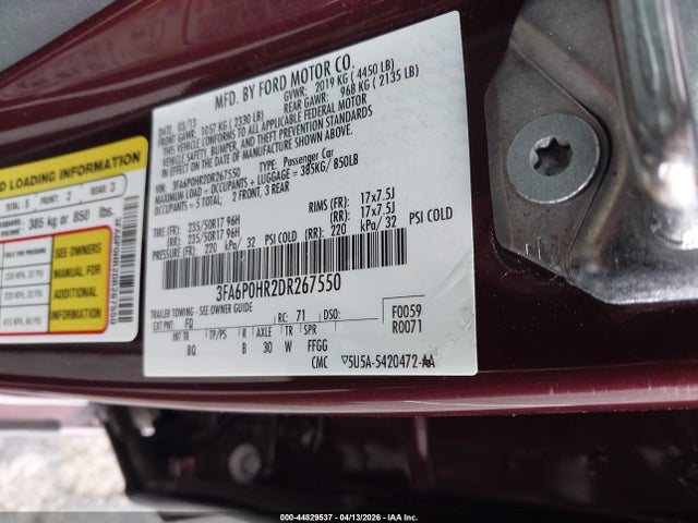Ford Fusion Se