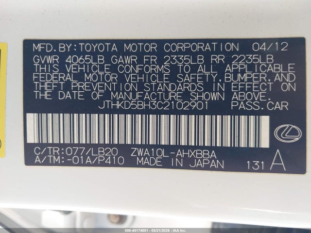 Lexus Ct Premium