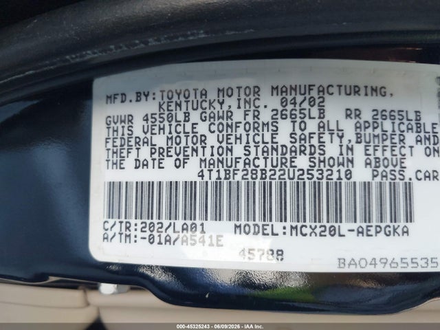 Toyota Avalon Xls