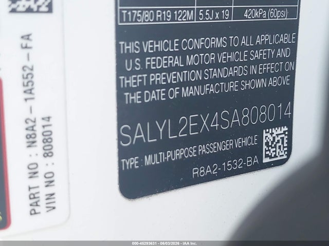 Land Rover Range Rover Velar P250 Dynamic Se