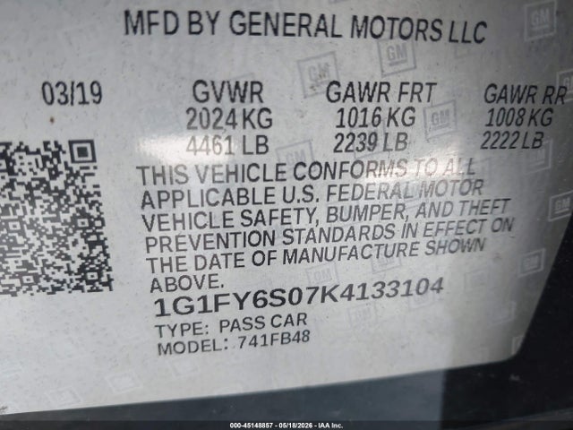 Chevrolet Bolt Lt