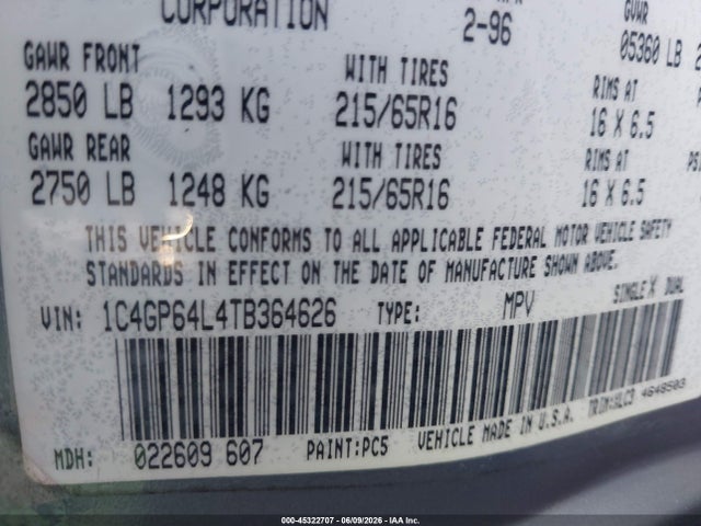 Chrysler Town & Country Lxi