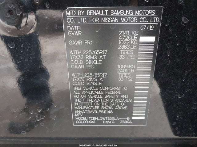 Nissan Rogue Sv Intelligent Awd