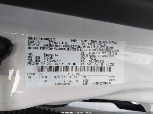 Ford Focus Titanium