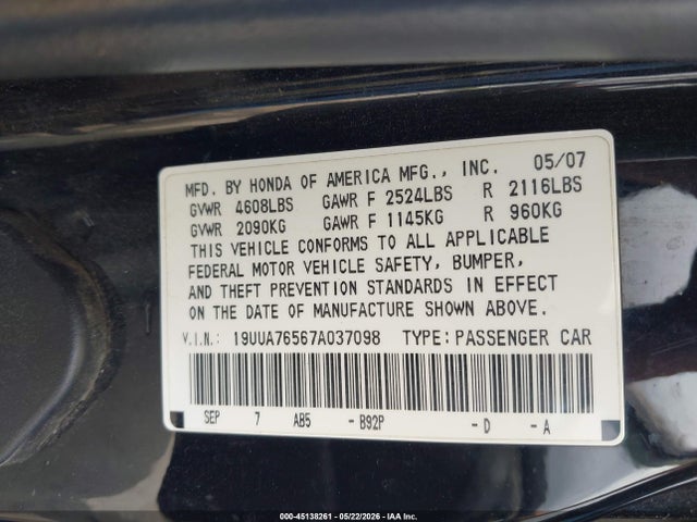 Acura TL Type S