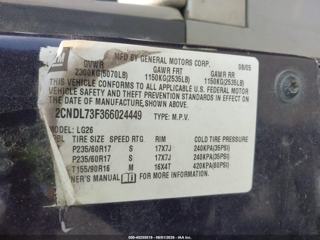 Chevrolet Equinox Lt