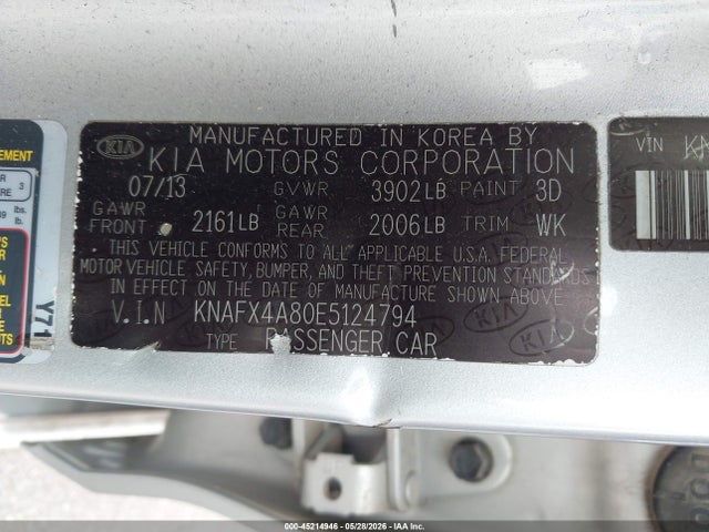 Kia Forte Ex